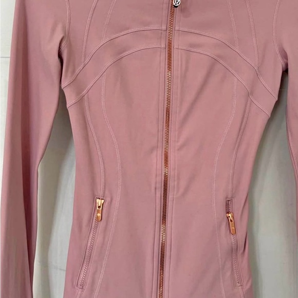 lululemon athletica Other - lululemon athletica Rose Pink Zip-Up Jacket with Rose Gold Hardware